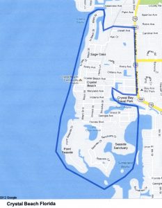 Crystal Beach Florida Crystal Beach Florida map